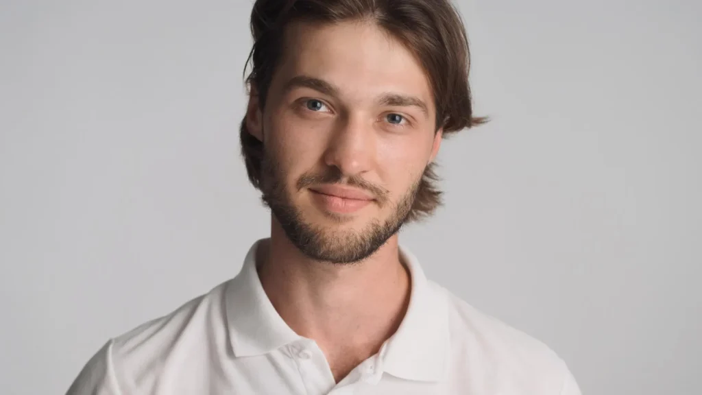 man after a facetite