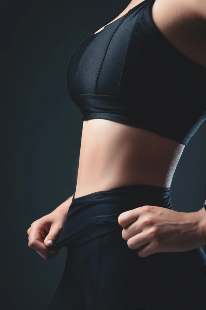 a woman undergone tummy tuck