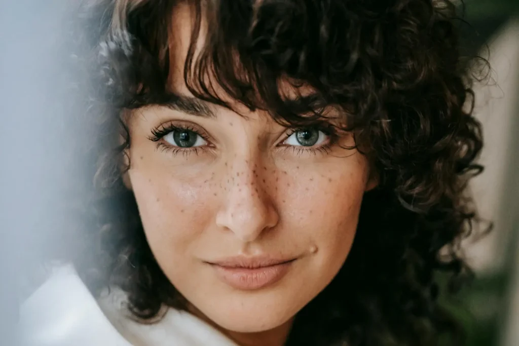 Woman showing her Botox results after a long time