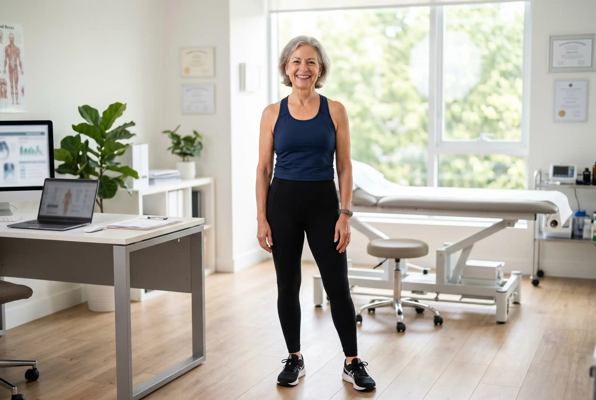 Healthy woman in her 60s exploring whether age is too late for a tummy tuck