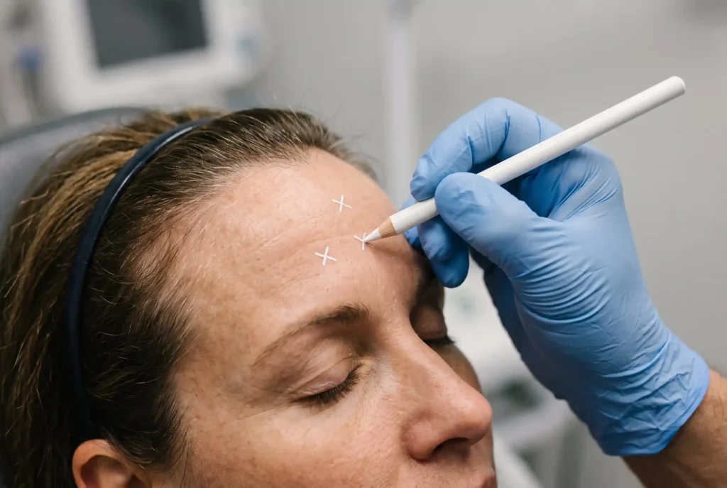 Botox forehead mapping, physician-directed care near Hunter's Green Tampa