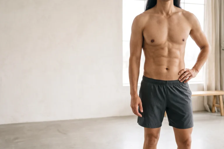 Fit midsection representing a tummy tuck for Harvey Heights, Tampa patients