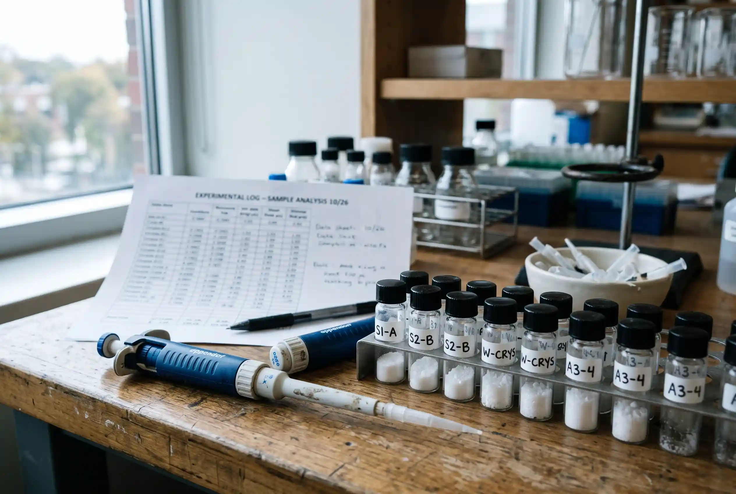 Laboratory vials illustrating that SLU-PP-332 remains a research compound