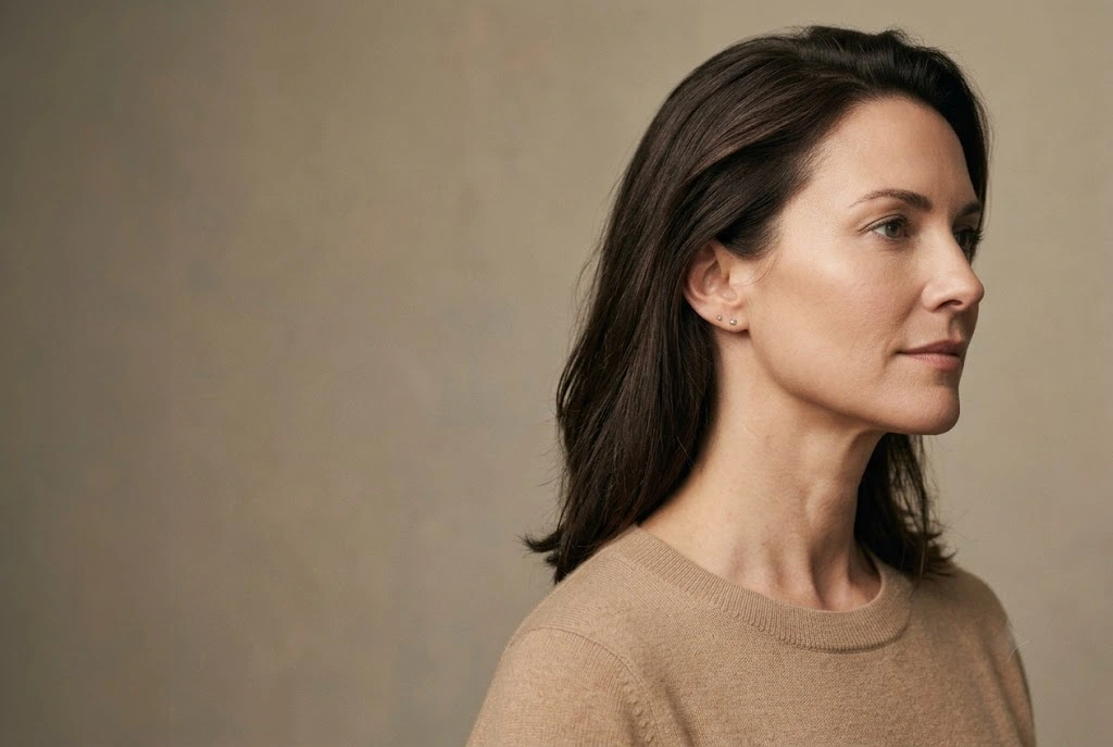 Defined jawline and neck profile representing FaceTite results in Historic Hyde Park North