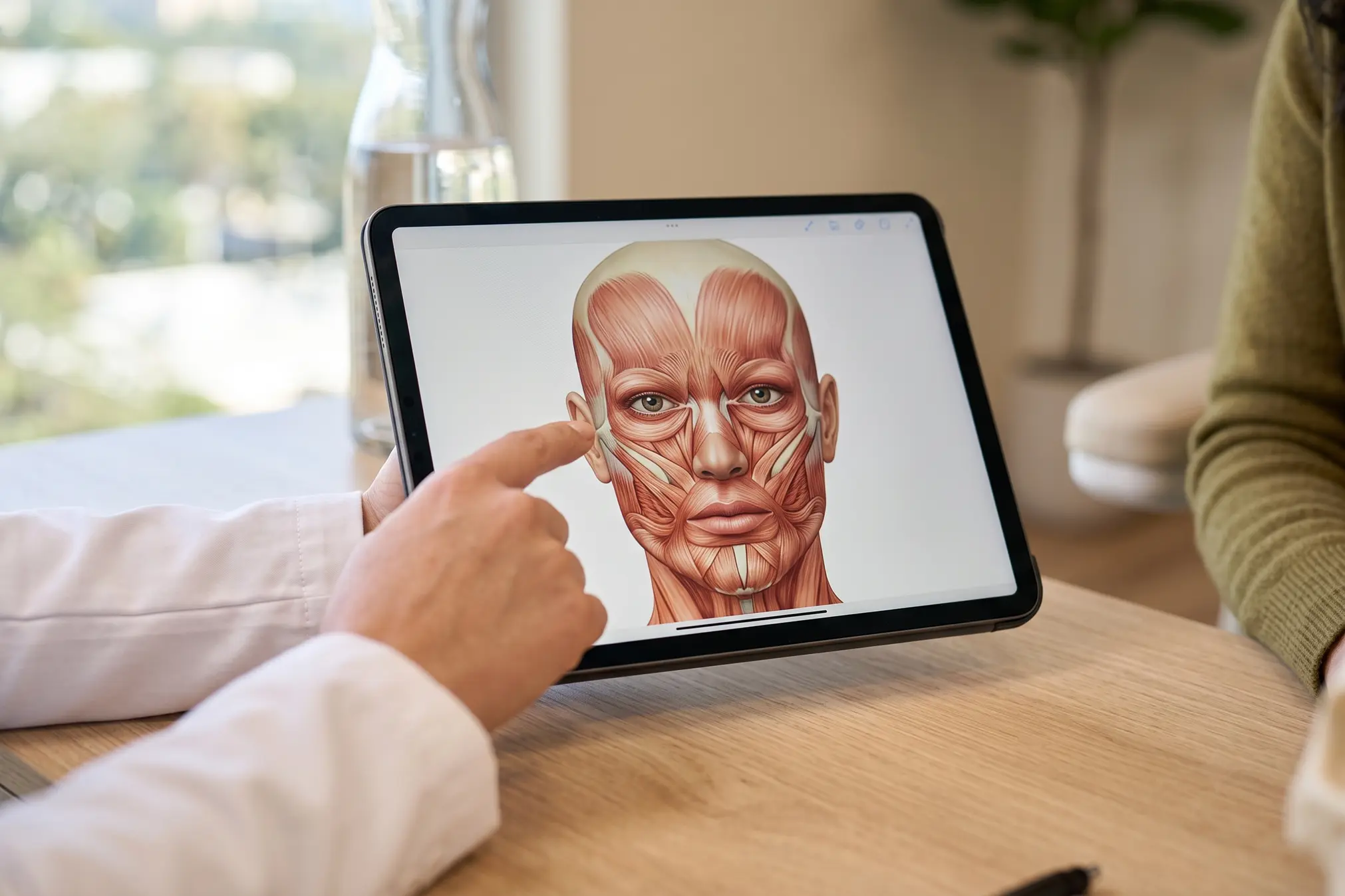 Non-invasive facial contouring consultation at a surgeon-led aesthetic practice in Tampa