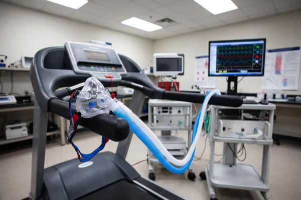 Metabolic testing equipment used to measure fuel use and fat oxidation