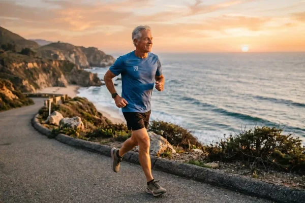 Active man in his 70s showing age is rarely too late for a tummy tuck
