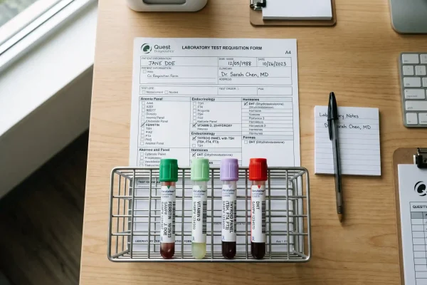 Blood panel that checks for issues that can stop PRP from working for hair