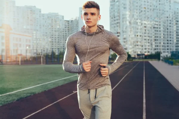 Man enjoying the additional endurance after MOTS-C peptide therapy