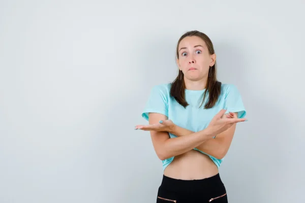 Woman having a hard time choosing between tirzepatide and ozempic