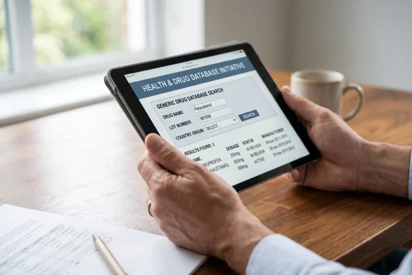 Verifying a peptide on the FDA approved drugs database