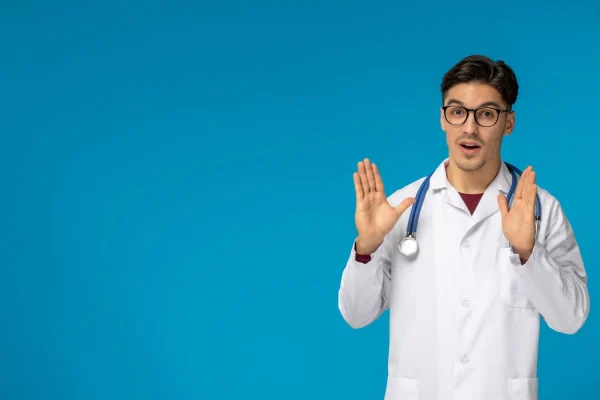 Plastic surgeon preparing for a Melanotan therapy