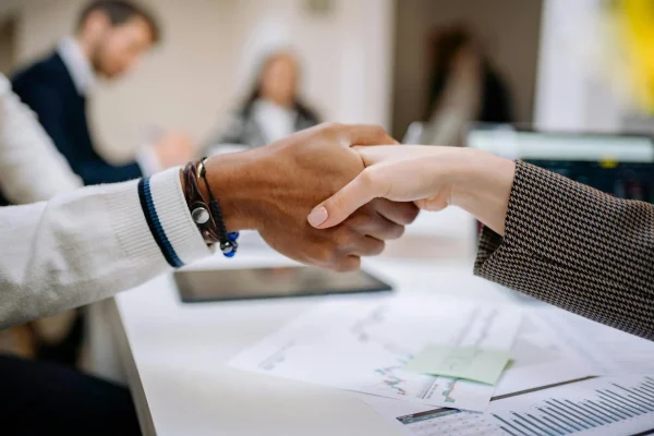Surgeon and patient agreeing for surgery