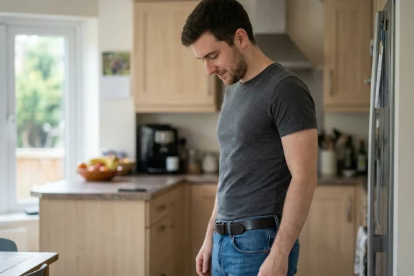 a man with fit clothes
