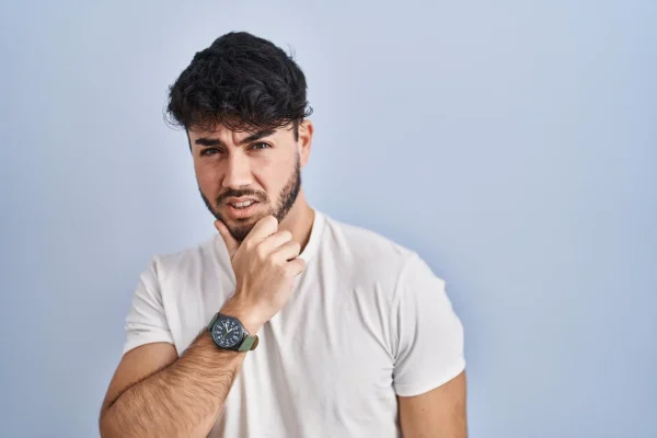 concern look of a man