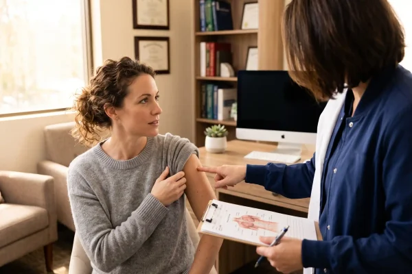 Consultation before arm Botox at Formation in Tampa