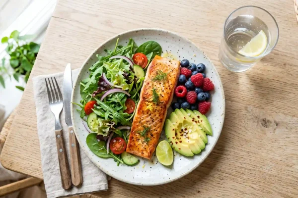 Skin-supporting diet that helps maintain jawline filler results