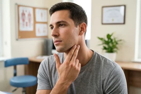 man after neck lipo