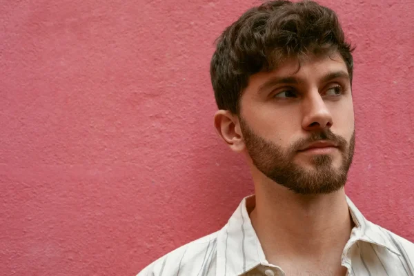 man having a Jawline Filler