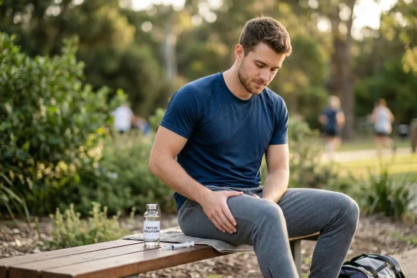man sitting down