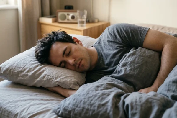 man sleeping
