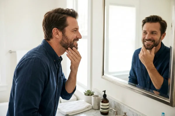 man with fresh look