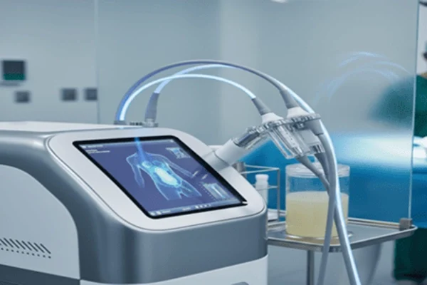 modern medical liposuction machine in a clean setting