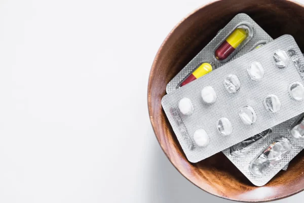 pills in bowl