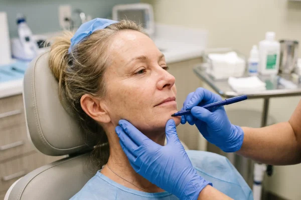 Provider mapping PDO thread insertion points to lower complication risk