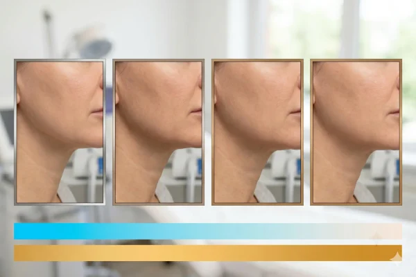 Timeline showing how long a PDO thread lift lasts