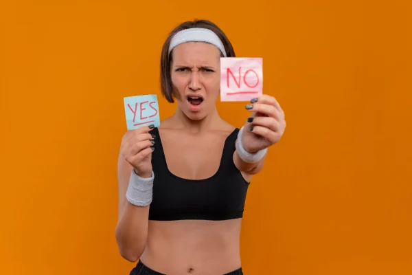 woman in sportswear