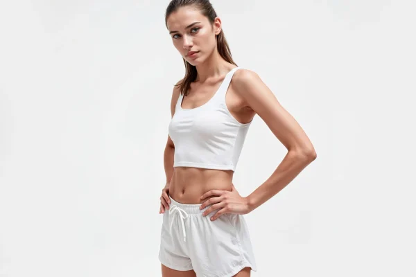 woman with contoured body