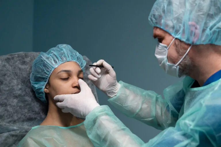 Blepharoplasty surgery