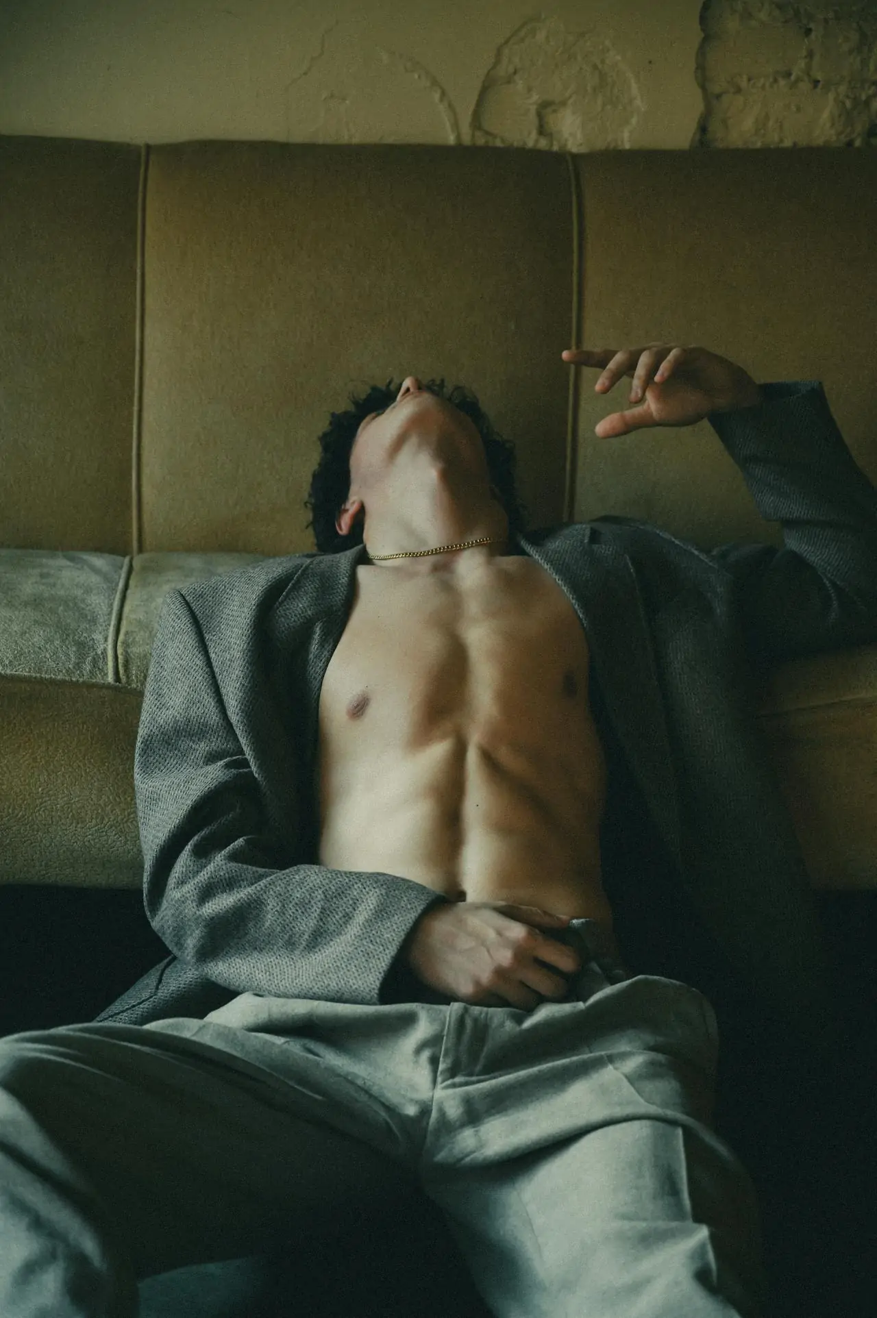 a man with abs after plastic surgery