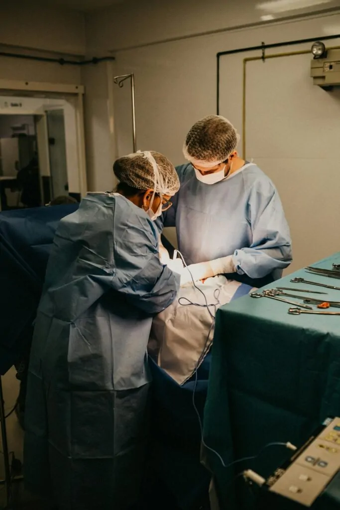 ongoing plastic surgery procedure