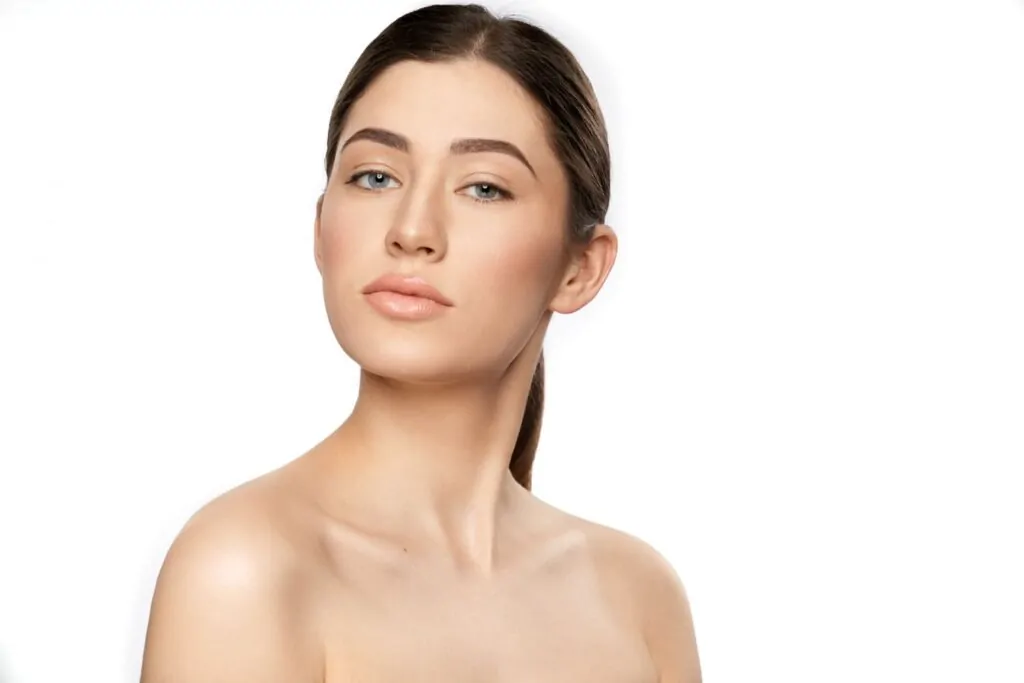 woman with dermal fillers