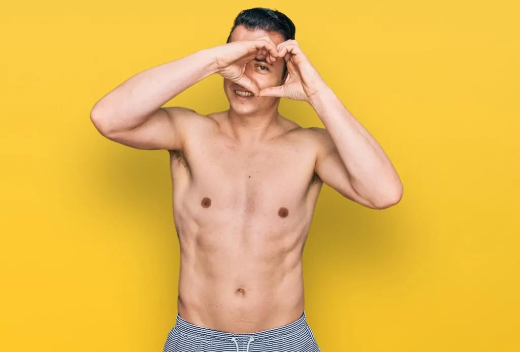 young man with HD Liposuction result