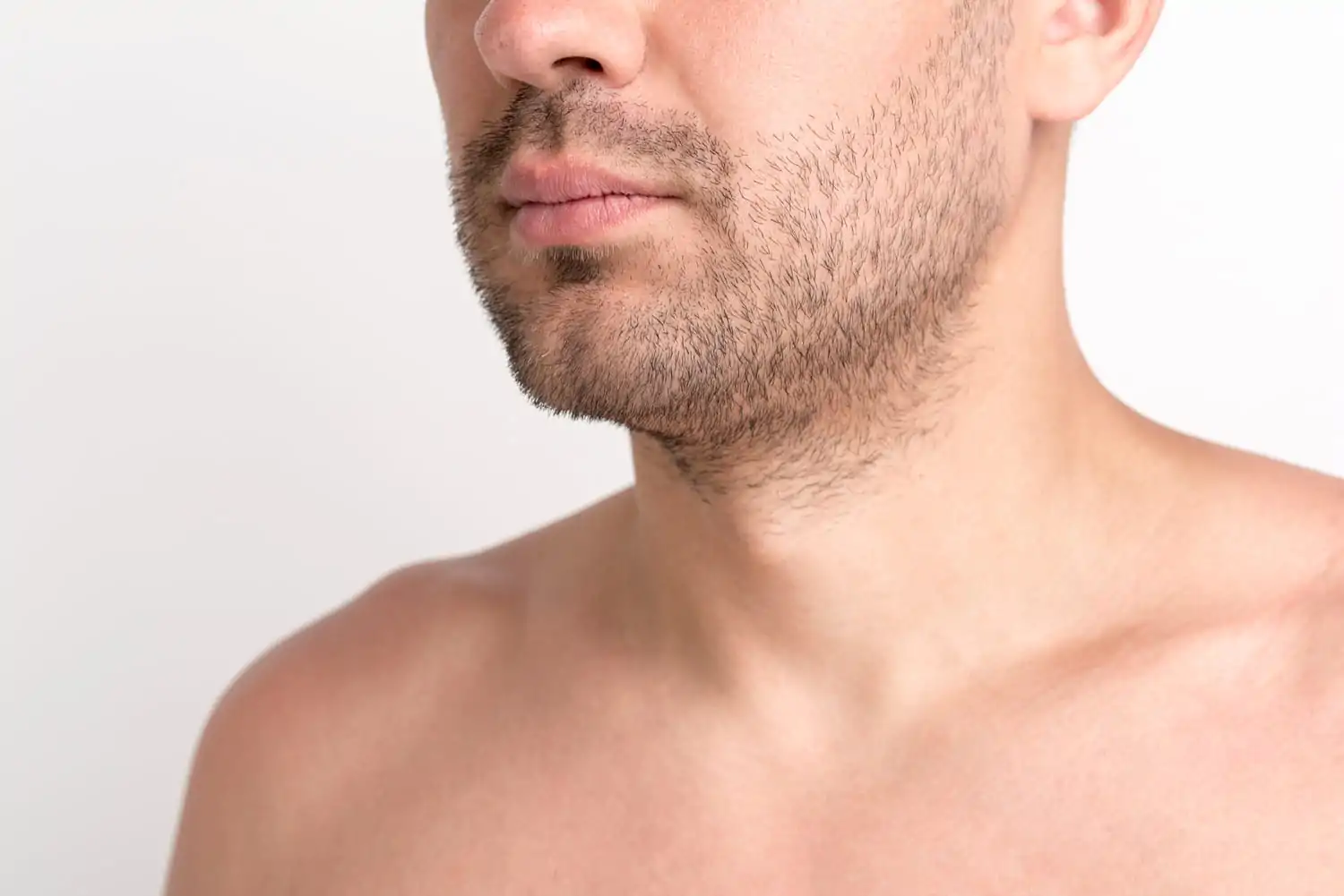 man with Neck Liposuction