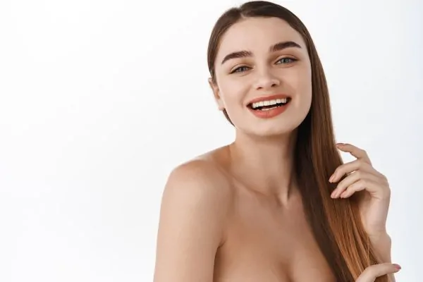 woman with botox