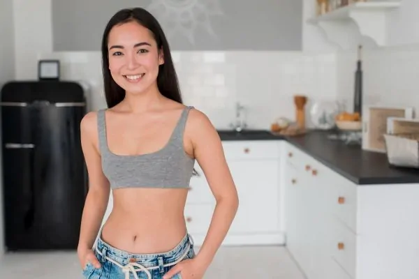 Female at 3 Months After A Tummy Tuck