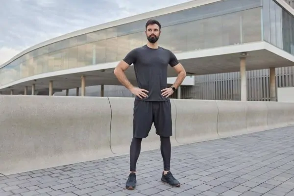 Man being in good physical shape