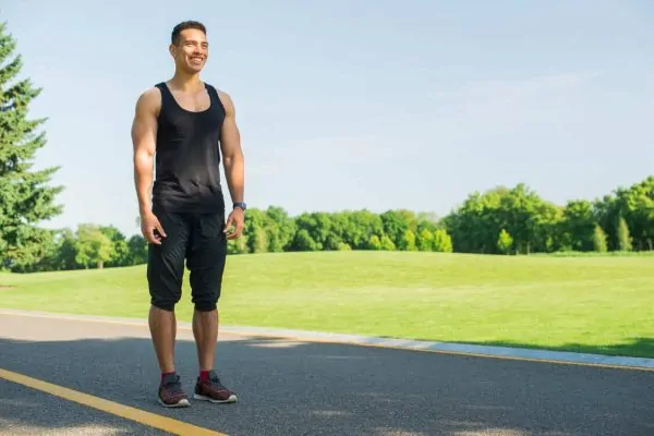 man with HGH Peptide Therapy