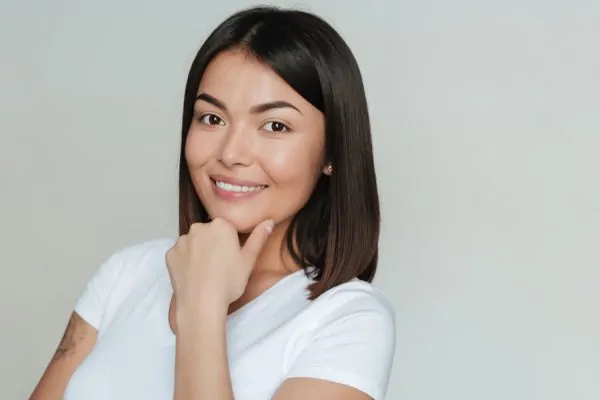 Smiling young woman