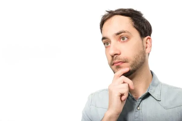 Close-up of bearded man