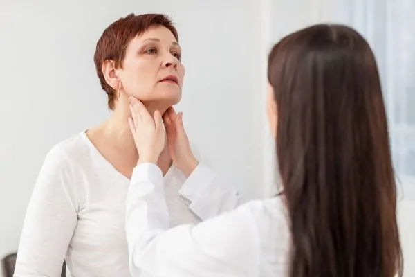 woman getting a medical consultation
