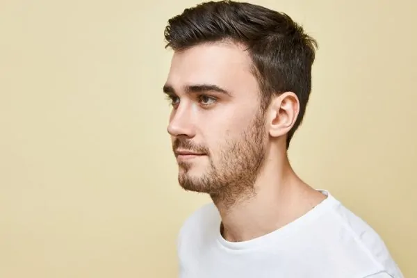 young man with pretty face