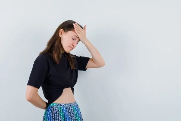 Young woman having diet